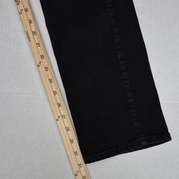 Vans V76 Skinny Jeans Men's 36X32 Black Denim Skater Goth - Pre-owned - Picture 11 of 13